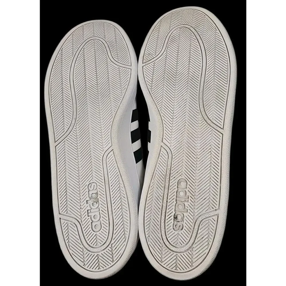 Adidas ~Men's Size 12~ Cloudfoam Neo White Black - AW4294-
